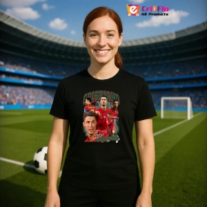 Tricou Cristiano Ronaldo Autograf Portugalia - Copii | Dama | Barbat - Img 10
