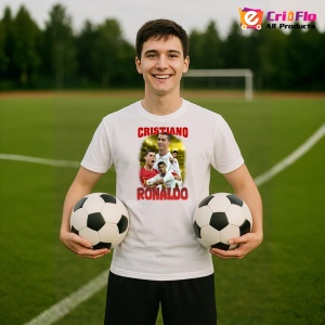 Tricou Cristiano Ronaldo Colaj Foto All time - Copii | Dama | Barbat - Img 3
