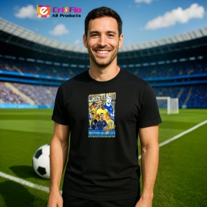 Tricou Cristiano Ronaldo The Goat - Copii | Dama | Barbat - Img 12