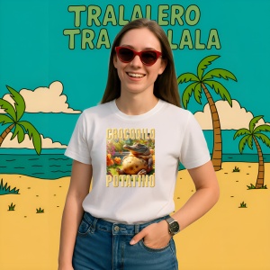 Tricou Crocodilo Potatino Boy ** Tralalero Tralala Copii | Dama | Barbat - Img 11