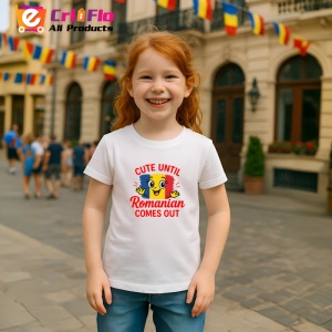 Tricou Cute unitil Romanian Comes Out |Colectia Tricouri Romania - Img 2
