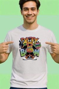 Tricou Daffy si Bugs boom graffiti duo stil hip-hop Copii | Dama | Barbat Barbat - Img 2