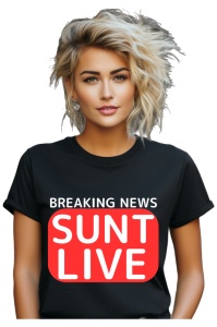 Tricou dama Breaking News - Sunt Live