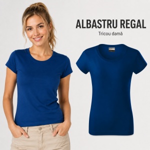 Tricou Damă Bumbac 100%, Croială Cambrată, Guler Rotund, Material Confortabil, 14 Culori, Mărimi S–3XL - Img 14