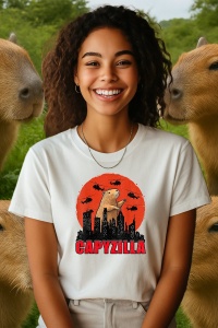 Tricou dama CapyBara - Capyzilla