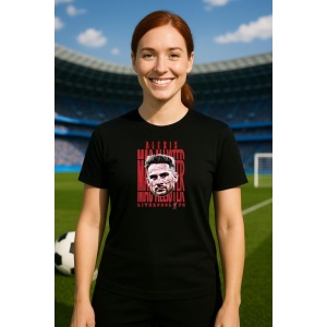 Tricou Dama cu fotbalistul Alexis Mac Allister-Liverpool FC din bumbac 100% - Img 8
