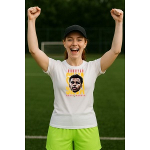 Tricou Dama cu fotbalistul Bernardo Mota Veiga de Carvalho e Silva-Manchester City din bumbac 100% - Img 8