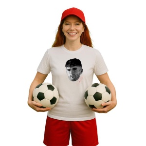 Tricou Dama cu fotbalistul Christian Pulisic-AC Milan din bumbac 100% - Img 9