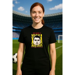 Tricou Dama cu fotbalistul Granit Xhaka-Bayer Leverkusen din bumbac 100% - Img 5