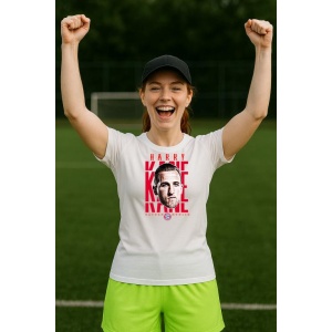 Tricou Dama cu fotbalistul Harry Edward Kane-Bayern Mnchen din bumbac 100%