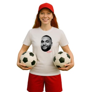 Tricou Dama cu fotbalistul Jonathan Tah-Bayer Leverkusen din bumbac 100% - Img 11