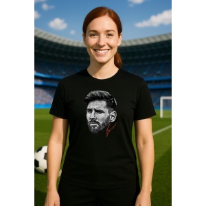 Tricou Dama cu fotbalistul Lionel Messi-Inter Miami CF din bumbac 100% - Img 8
