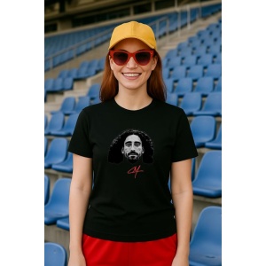 Tricou Dama cu fotbalistul Marc Cucurella-Chelsea FC din bumbac 100% - Img 3
