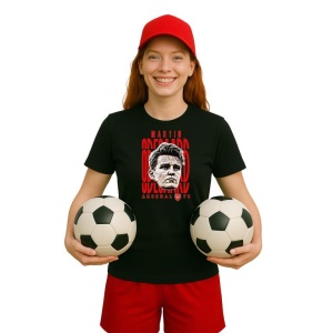 Tricou Dama cu fotbalistul Martin ydegaard-Arsenal FC din bumbac 100% - Img 7