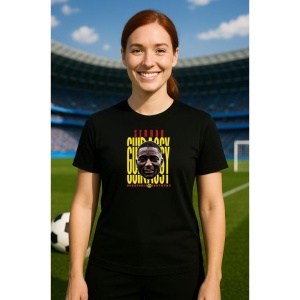 Tricou Dama cu fotbalistul Serhou Yadaly Guirassy-Borussia Dortmund din bumbac 100% - Img 8