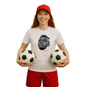 Tricou Dama cu fotbalistul Victor Osimhen-Napoli din bumbac 100% - Img 9