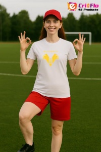 Tricou dama cu logo stema Hellas Verona Italia , din bumbac 100% - Img 7