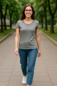 Tricou Dama decoltat, din bumbac 100% - Img 10