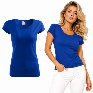 Tricou Damă din Bumbac 100% – Cambrat, Decolteu Rotund, Mâneci Scurte | 25 de Culori - Img 12