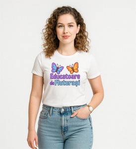 Tricou dama Educatoare de Fluturasi - Img 2