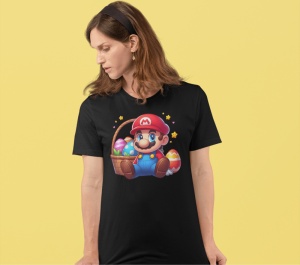 Tricou Dama Haios Personalizat - Easter Mario - Cadou - Img 2