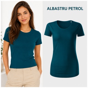 Tricou Damă Malfini Origin GOTS 172 – 100% Bumbac Organic, Croială Cambrată, 15 Culori, XS–2XL - Img 15