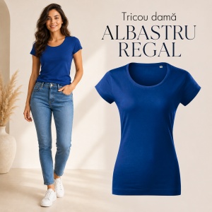 Tricou Damă Malfini Viper Free F61 – 100% Bumbac, Croială Cambrată, Guler Rotund, 8 Culori - Img 16