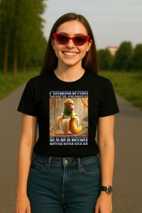 Tricou Dama Tralalero TraLaLa cu Chimpanzini Bananini Italian Brainrot Meme - Img 4
