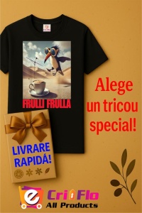Tricou Dama Tralalero TraLaLa cu Frulli Frulla Italian Brainrot Meme - Img 8