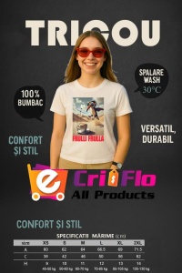 Tricou Dama Tralalero TraLaLa cu Frulli Frulla Italian Brainrot Meme - Img 7