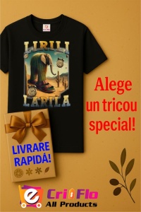Tricou Dama Tralalero TraLaLa cu Lirili Larila Funny Italian Brainrot Meme - Img 9