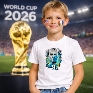 Tricou Darwin Nunez Uruguay World Cup Fifa 2026 V3, din bumbac 100%, tricou alb, Copii | Dama | Barbat - Img 5