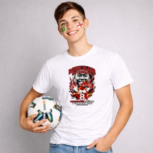 Tricou David Alaba Austria World Cup Fifa 2026, din bumbac 100%, tricou alb, Copii | Dama | Barbat