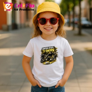 Tricou Dedicated To Win Fotbalist Sut Minge V1, din bumbac 100% , tricou alb pentru Copii | Dama | Barbat - Img 5