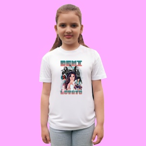 Tricou Demi Lovato - Portrait Style, muzica Hip-Hop / Emo Rap, Dama | Barbat | Copii - Img 2
