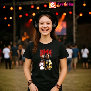 Tricou DMX, muzica POP, Dama | Barbat | Copii, Culoare Negru - Img 5