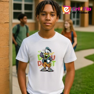 Tricou Donald Duck Mix de Atitudine Urbana Copii | Dama | Barbat Barbat - Img 6