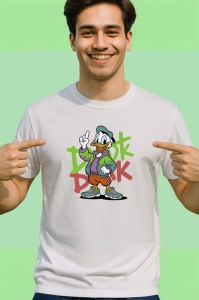 Tricou Donald Duck urban Look Dope Style Copii | Dama | Barbat - Img 2