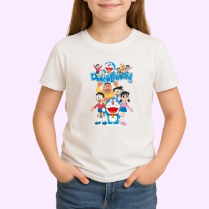 Tricou Doraemon robotul pisica albastra care ajuta cu gadgeturi din viitor, Copii | Dama | Barbat - Img 3