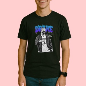 Tricou Drake, muzica RAP, Dama | Barbat | Copii, Culoare Negru - Img 3