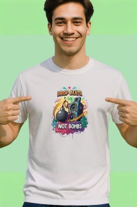 Tricou Drop Beats Not Bombs Design Urban, Copii | Dama | Barbat - Img 2