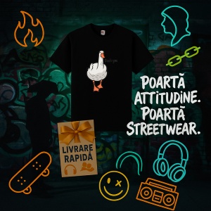 Tricou Duck you Negru, Copii | Dama | Barbat - Img 3