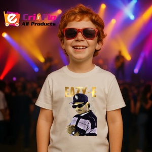 Tricou Eazy-E - Striped Shirt, muzica ELECTRONIC, Dama | Barbat | Copii - Img 14