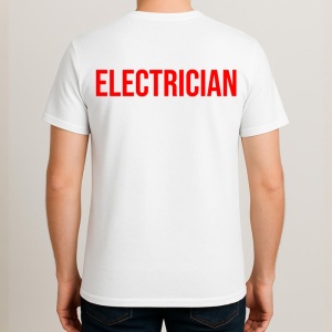 Tricou ELECTRICIAN, Personalizat | Unisex Dama si Barbat