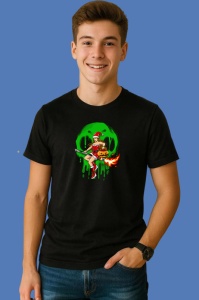 Tricou Elf With Candy Cane, din bumbac 100% Copii | Dama | Barbat