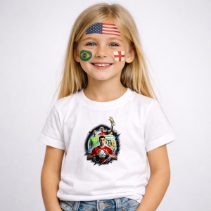 Tricou Emiliano Martínez World Cup Fifa 2026 V2, din bumbac 100%, tricou alb, Copii | Dama | Barbat - Img 2