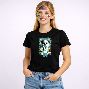 Tricou Enzo Fernandez Argentina World Cup Fifa 2026, din bumbac 100%, tricou negru, Copii | Dama | Barbat - Img 3