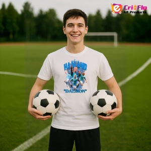 Tricou Erling Haaland Cash Money The Best - Copii | Dama | Barbat - Img 3
