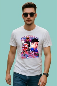 Tricou Esteban Ocon Colaj Portret Si Masina Echipa Alpin Formula 1, Copii | Dama | Barbat - Img 1