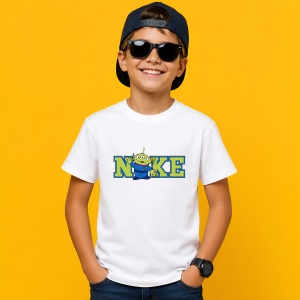Tricou Extraterestru Toy Story Logo Albastru, din bumbac 100% Copii | Dama | Barbat - Img 2
